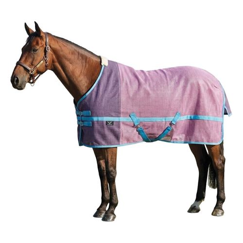 TuffRider Ripshield Fly Sheet Standard Neck - Pink/Aqua