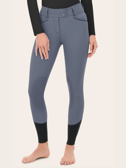 RJ Classics Women's Margot Silicone Knee Patch Breech - Adirondack Blue
