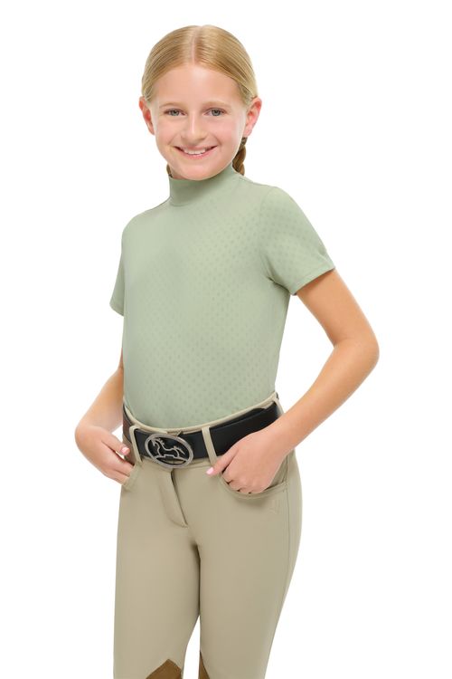 RJ Classics Kids' Jodi Jr Short Sleeve Tech Shirt - Honeydew