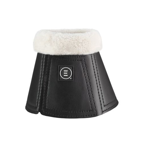 EquiFit Essential Bell Boot w/UltraWool - Black/Natural