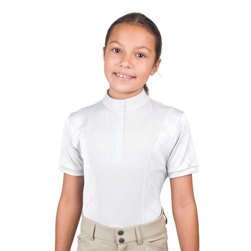 OPENBOX: Romfh Kids' Logo Short Sleeve Show Shirt - X Large - White