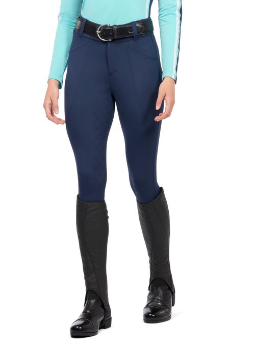 OVERSTOCK: Kerrits Women's Free Motion Coolcore Full Seat Breeches - Large - Nightfall