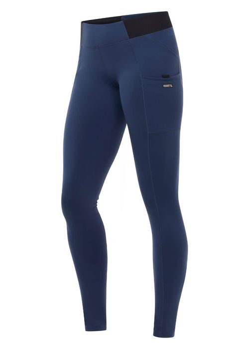 Kerrits Women's Solutions Pocket Activewear Utility Tights - Stormy Blue