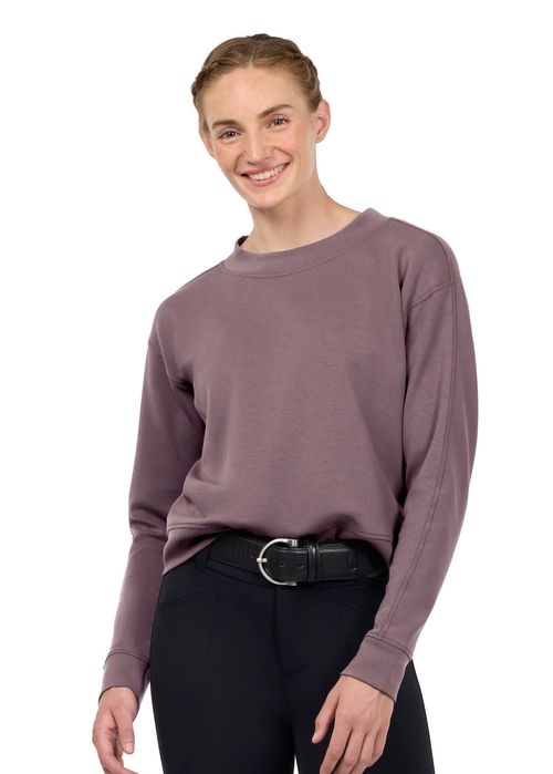 Kerrits Women's Logo Crew Neck Sweatshirt - Mauve