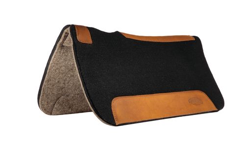 Weaver Wool Felt Pony Saddle Pad w/Foam Insert - Black