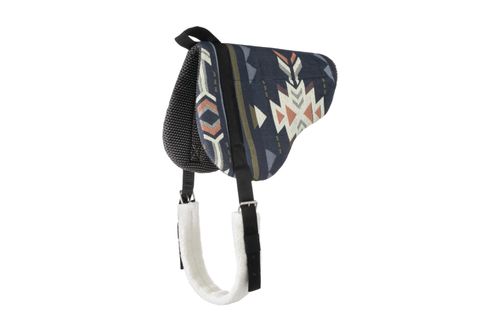 Weaver GettaGrip All Purpose Bareback Pad - Navy/Off White