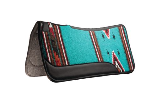 Weaver Contour Single Weave Saddle Pad - Turquoise