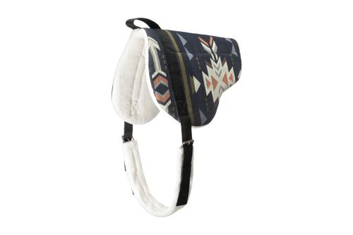 Weaver Marino Fleece All Purpose Bareback Pad - Navy/Off White