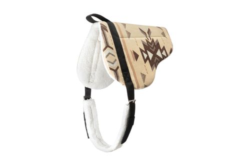 Weaver Marino Fleece All Purpose Bareback Pad - Beige/Brown