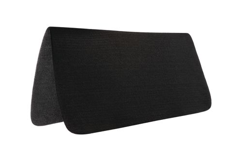 Weaver 5/8" Polyester Felt Contoured Saddle Pad Liner - Black