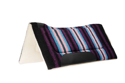 Weaver Contoured Acrylic Saddle Pad - Pink/Purple