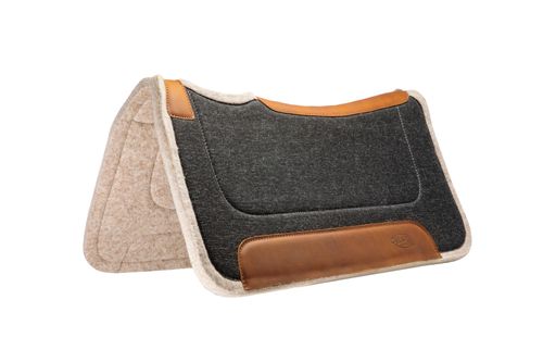Weaver Jute Wool Blend Felt Saddle Pad - Gray