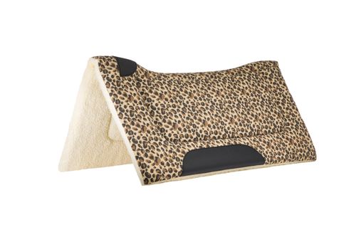 Weaver Contoured Printed Polyester Saddle Pad - Leopard
