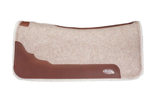 Weaver Contour Felt & Fleece Saddle Pad - Tan