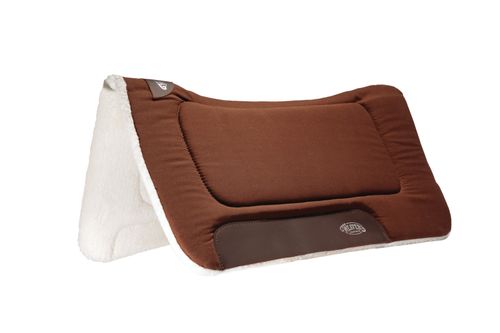 Weaver All Purpose Fleece Contour Saddle Pad - Chocolate