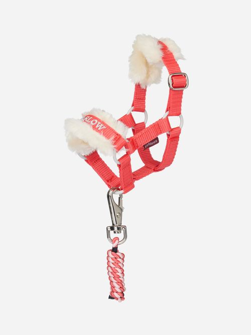 LeMieux Toy Pony Harlow Headcollar & Leadrope - Coral Crush