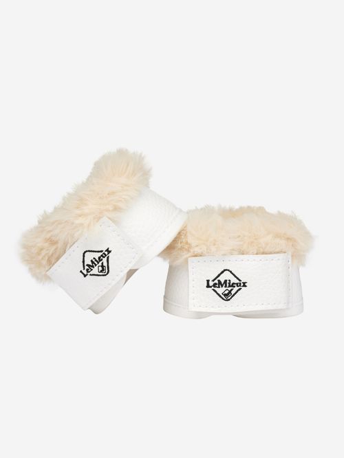LeMieux Toy Pony Dressage Over Reach Boots - White