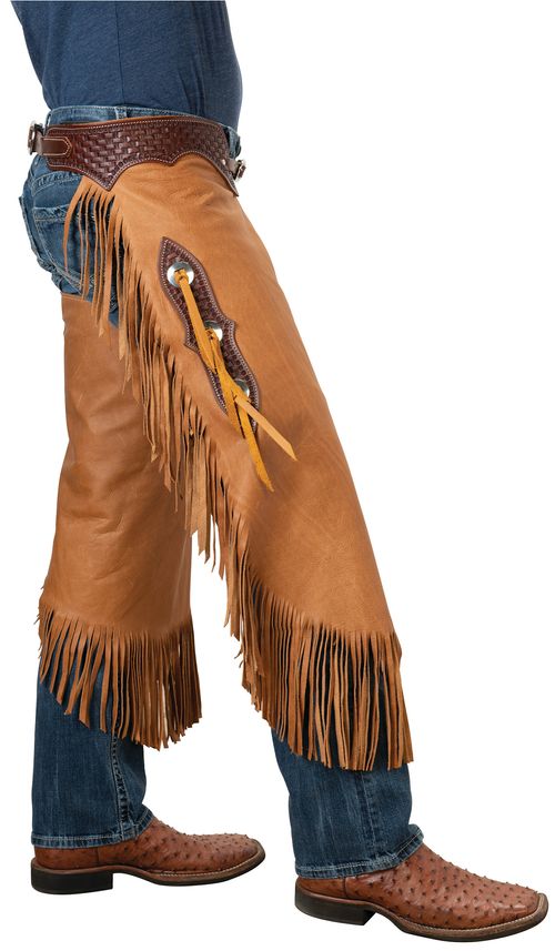 Weaver Leather Basketweave Chinks - Brown