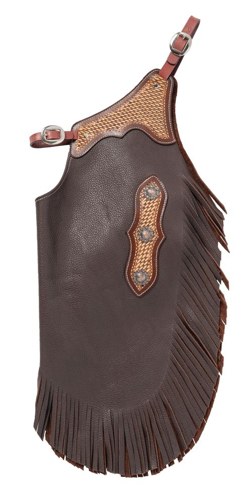 Weaver Kids' Basketweave Cowboy Chinks - Brown