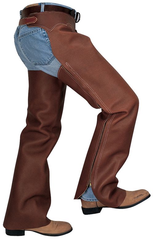 Weaver Leather Shotgun Chaps - Brown