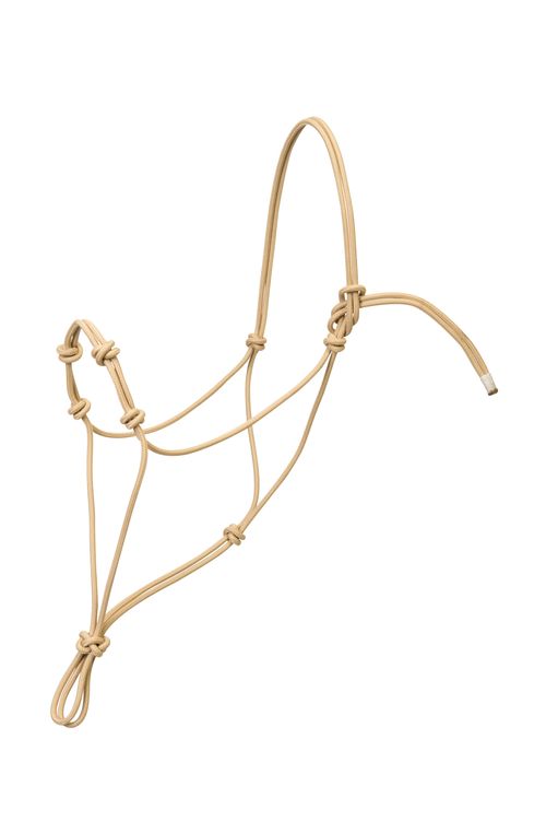 Weaver Silvertip Four Knot Rope Halter - Tan