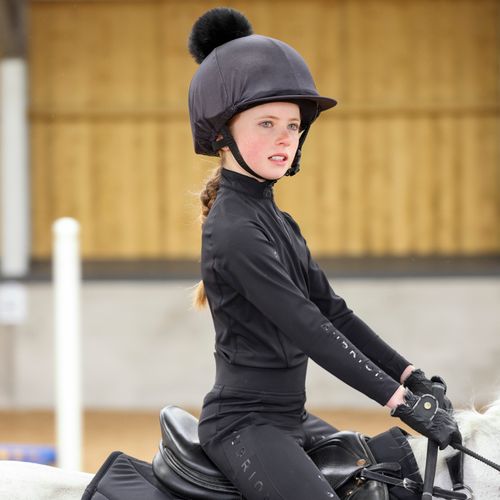 OPENBOX: Shires Aubrion Kids' Eltar Base Layer - 11-12 years - Black