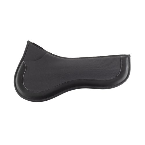 OPENBOX: EquiFit Thin ImpacTeq Half Pad - Horse - Black/Black