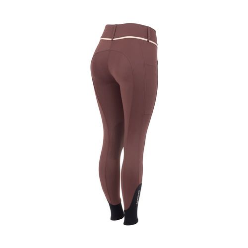 BARGAIN BARN: B Vertigo Women's Elea Knee Patch Breeches - EU 40/US 28 - Red Mahogany