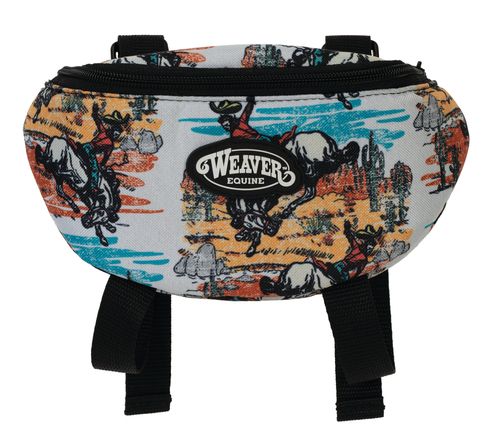 Weaver Saddle Pouch - Bucking Bronc