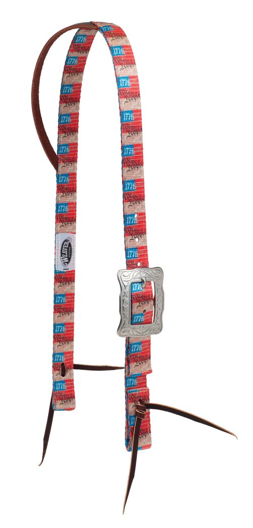 Weaver Patterned Poly Split Ear Headstall - We the People