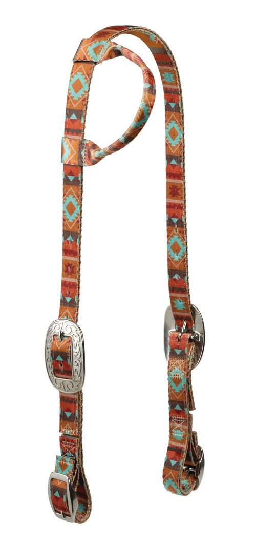 Weaver Patterned Poly Sliding Ear Headstall - Lost Creek