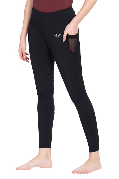 BARGAIN BARN: TuffRider Women's Minerva EquiCool Tights - Medium - Black