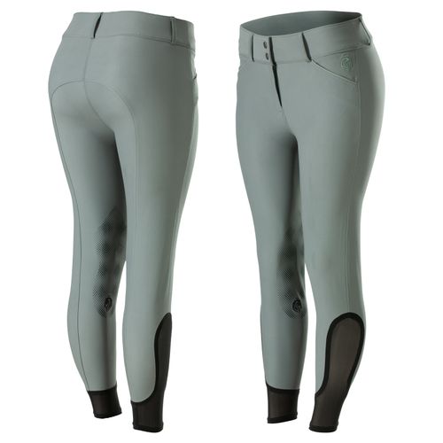 OPENBOX: Equinavia Women's Maud Knee Patch Breeches - 30 - Steel Grey