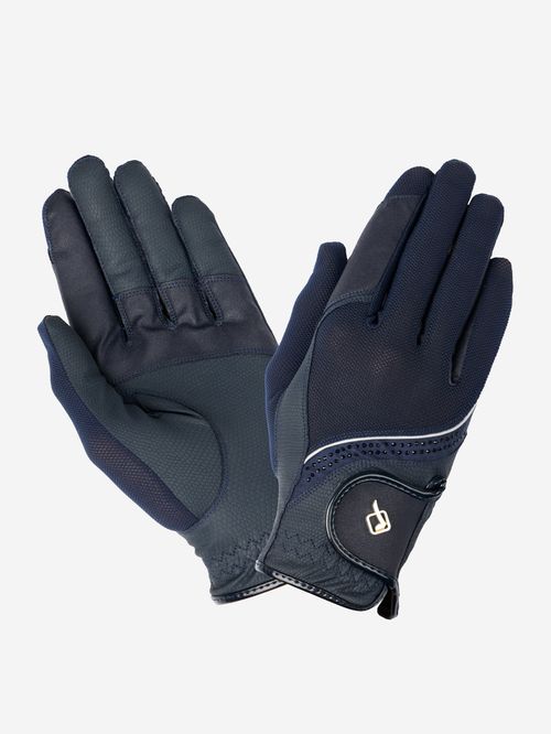LeMieux Crystal Gloves - Navy