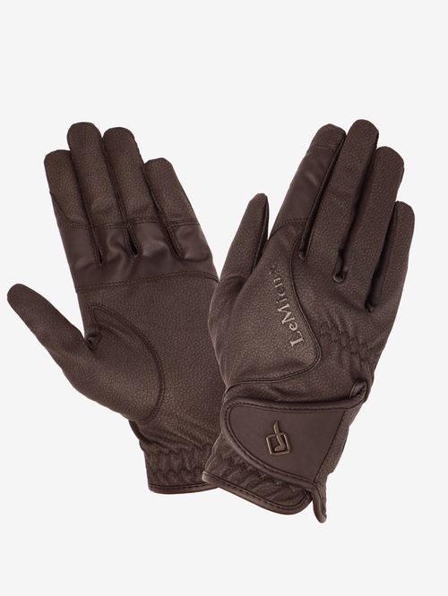 LeMieux Close Contact Gloves - Brown