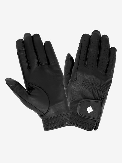 LeMieux Classic Leather Riding Gloves - Black