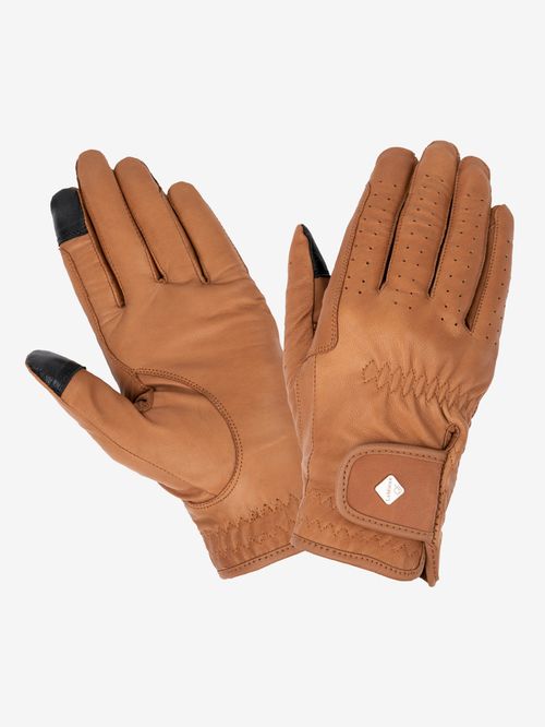 LeMieux Classic Leather Riding Gloves - Tan