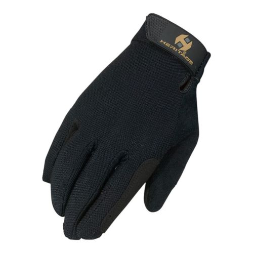 OVERSTOCK: Heritage Summer Trainer Gloves - 7 - Black