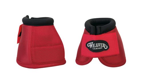 Weaver No Turn Bell Boots - Red