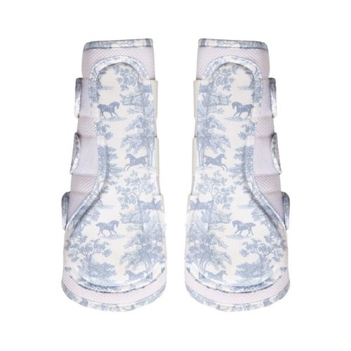 OPENBOX: Dapplebay Airflow Brush Boots - Large - Moonrise Equestrian Toile