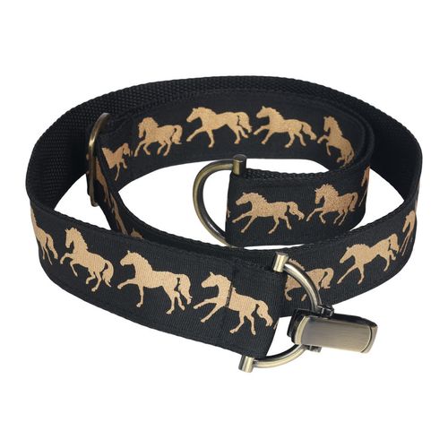 OVERSTOCK: AWST Lila Web Belt - One Size - Galloping Horses