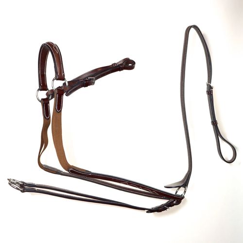 OVERSTOCK: Nunn Finer Bellissimo Hunting Breastplate with Elastic - Horse - Havana