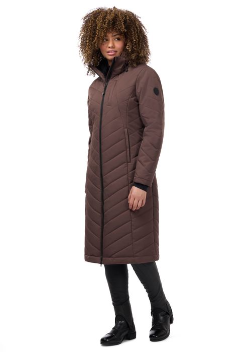 Kerrits Women's Warm Embrace Longline Puffer Coat - Mocha