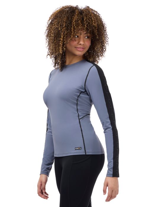Kerrits Women's Bit Of Base Layer Top - Dusty Blue