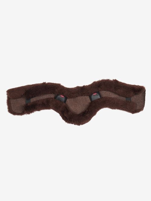 LeMieux Merino+ Anatomic Jumping Girth Cover - Brown