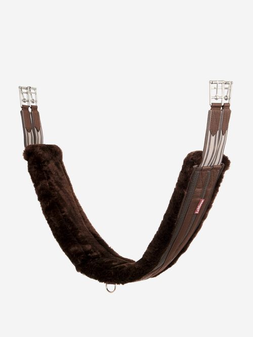 LeMieux Fleece Lined Anatomic Girth - Brown