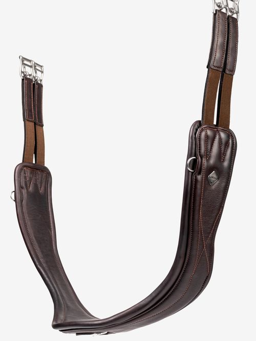 LeMieux Gel-Tek Anatomic Jumping Girth - Brown