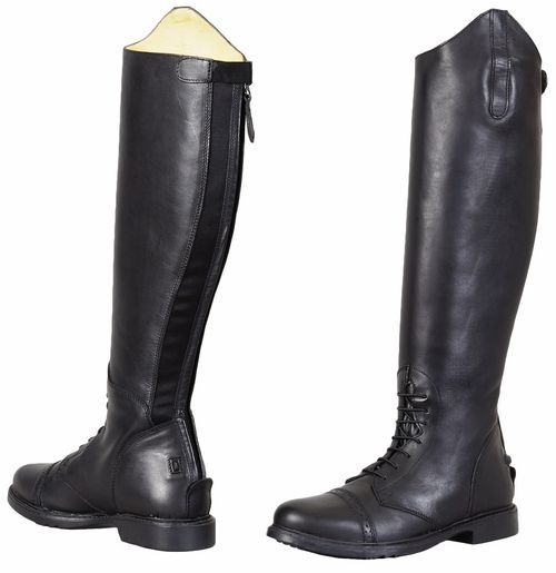 OPENBOX: TuffRider Women's Baroque Field Boots - 8 Slim - Black