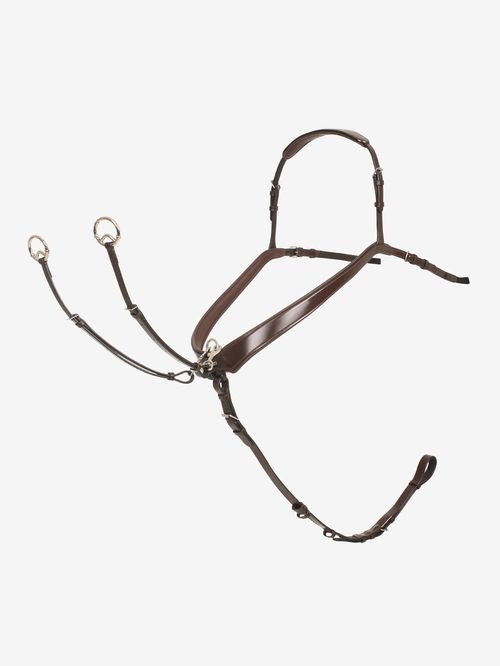 LeMieux Kudos Bridge Breastplate - Havana