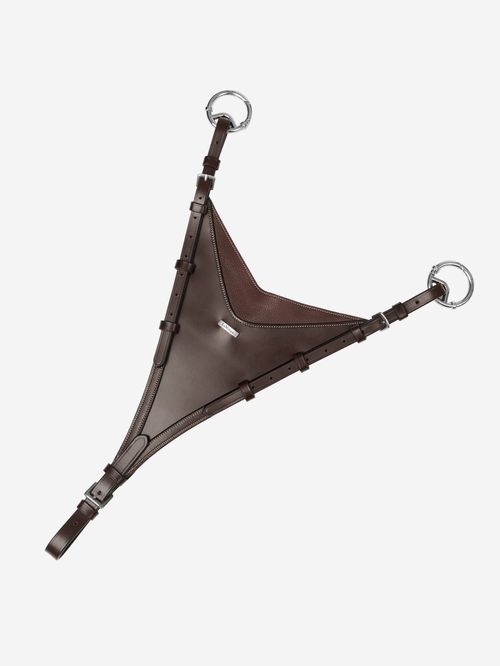 LeMieux Bib Martingale Attachment - Havana/Silver